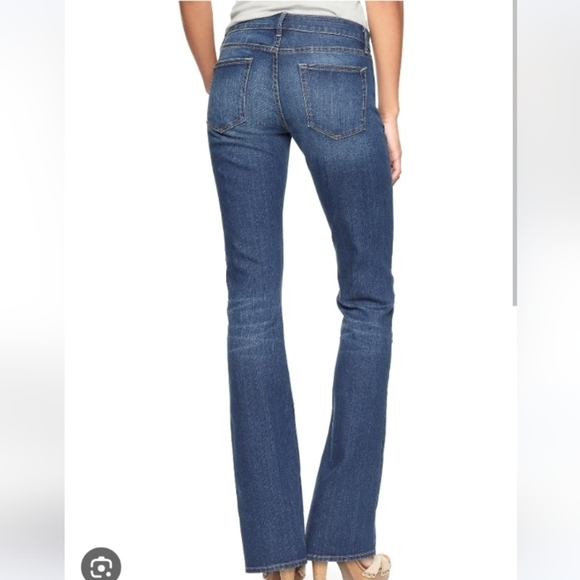 GAP 1969 jeans bootcut stretch vintage med wash low rise 8L - Picture 2 of 11